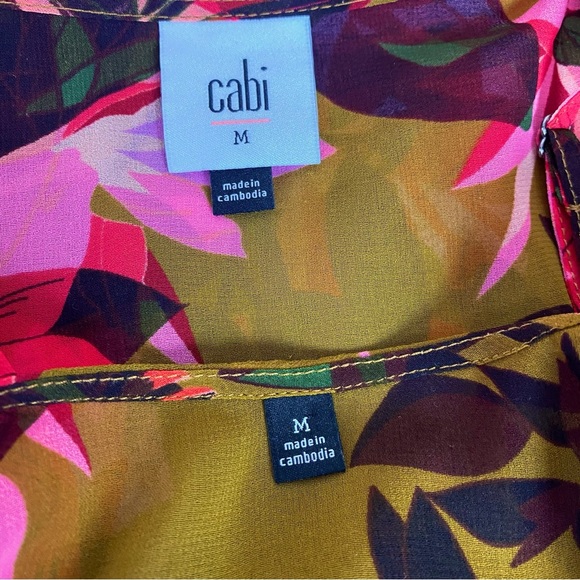 CAbi Mia 2 Piece Long Sleeve Layered Blouse Size M - Picture 6 of 8